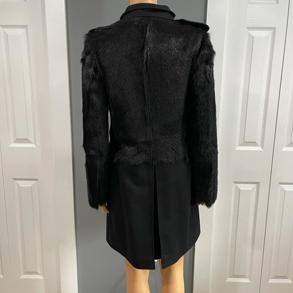RARE Burberry Wool Trench Coat - Picture 3 of 16